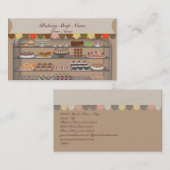 Carte de visite de magasin de biscuit de (Devant / Derrière)