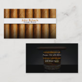 Carte de visite de magasin de cigare (Devant / Derrière)