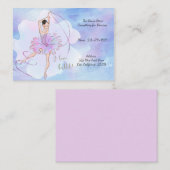 Carte de visite de magasin de danse (Devant / Derrière)