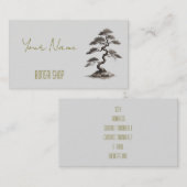 Carte de visite de magasin de fleurs (Devant / Derrière)