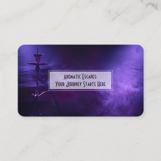 Carte de visite de magasin de fumée (Devant)