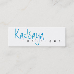 Carte de visite de magasin de Kadsaya 4 de