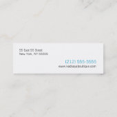 Carte de visite de magasin de Kadsaya 4 de (Dos)