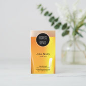 Carte de visite de magasin de liquides de bouteill (Debout devant)