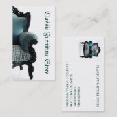Carte de visite de magasin de meubles (Devant / Derrière)