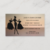 Carte de visite de magasin de mode pour dames (Devant)