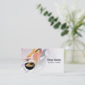 Carte de visite de magasin de nouilles (Debout devant)