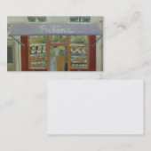 CARTE DE VISITE DE MAGASIN DE PAIN DE PARIS (Devant / Derrière)