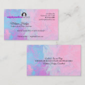 Carte de visite de magasin de perruques (Devant / Derrière)