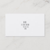 Carte de visite de magasin de vélo (Dos)