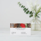 carte de visite de magasin de vêtements (Debout devant)