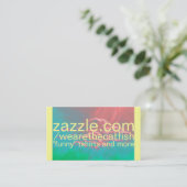 carte de visite de magasin de zazzle (Debout devant)