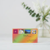 Carte de visite de magasin Zazzle (Debout devant)