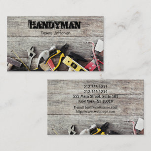 Carte de visite de maintenance Handyman
