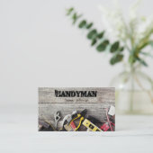 Carte de visite de maintenance Handyman (Debout devant)
