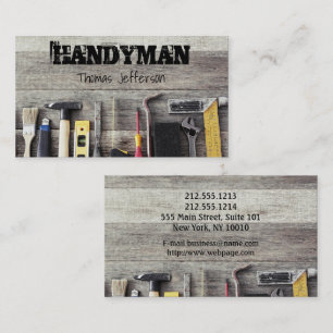 Carte de visite de maintenance Handyman