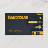 Carte de visite de maintenance Handyman (Devant)