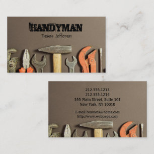 Carte de visite de maintenance Handyman
