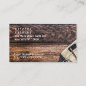 Carte de visite de maintenance Handyman (Dos)