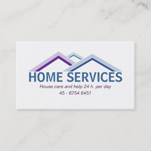 carte de visite de maison (Devant)