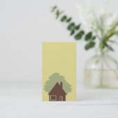 carte de visite de maison et à la maison (Debout devant)