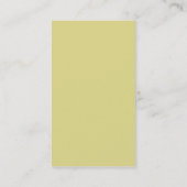 carte de visite de maison et à la maison (Dos)