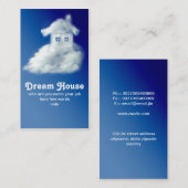 carte de visite de maison pour le vrai agent (Devant / Derrière)