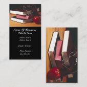 Carte de visite de maître d'école (Devant / Derrière)