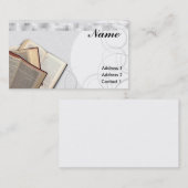 Carte de visite de maître d'école (Devant / Derrière)