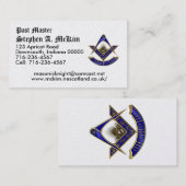 Carte de visite de maître passé (Devant / Derrière)