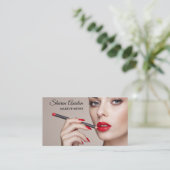 Carte de visite de Makeup & Beauty Salon (Debout devant)