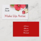 Carte de visite de MakeUpArtist (Devant / Derrière)