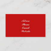 Carte de visite de MakeUpArtist (Dos)