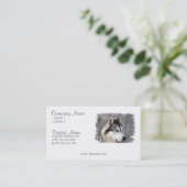 Carte de visite de Malamute (Debout devant)