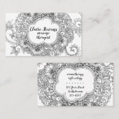 Carte de visite de mandala (Devant / Derrière)