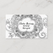 Carte de visite de mandala (Devant)