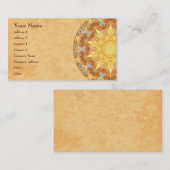 Carte de visite de mandala de renouvellement (Devant / Derrière)