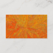 Carte de visite de mandarine (Dos)