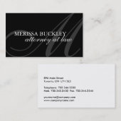 CARTE DE VISITE DE MANDATAIRE (Devant / Derrière)