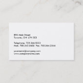 CARTE DE VISITE DE MANDATAIRE (Dos)