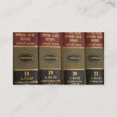 Carte de visite de mandataire (Dos)