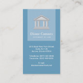 Carte de visite de mandataire (Dos)