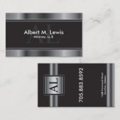 Carte de visite de mandataire d'avocat - (Devant / Derrière)