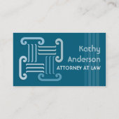 Carte de visite de mandataire de colonnes de Grec (Dos)