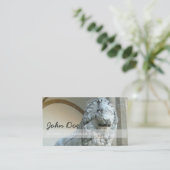 Carte de visite de mandataire de lion (Debout devant)