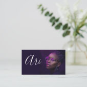 Carte de visite de mannequin actrice (Debout devant)