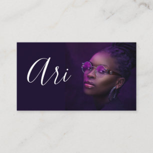 Carte de visite de mannequin actrice