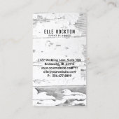 Carte de visite de Mannequinn de fil de forme de (Dos)