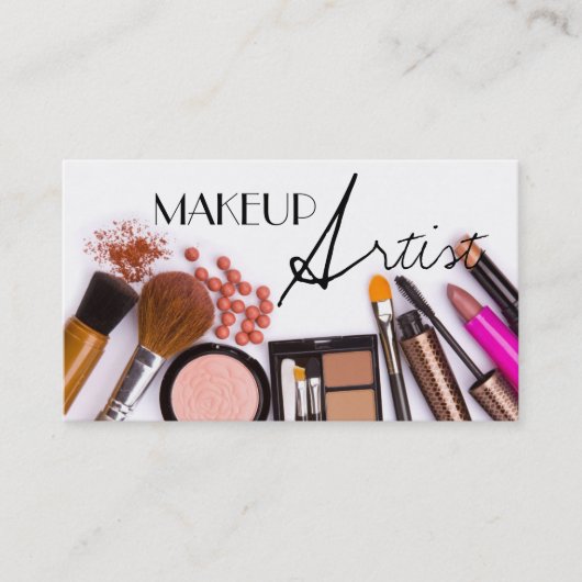 Carte de visite de maquillage (Devant)