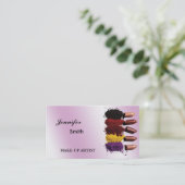 Carte de visite de maquillage (Debout devant)